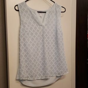 Market & Spruce Ezide Textured Print Top